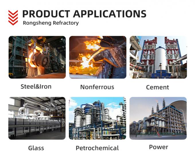 Grandi mattoni fusi ad alta temperatura, refrattari, circonia, mattoni di corindone AZS-41, AZS-36, AZS-33 per forno di vetro 2