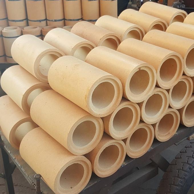 Fusione ad alta resistenza Refractory Runner Bricks Alumina Refractory Porous Nozzle Brick 0