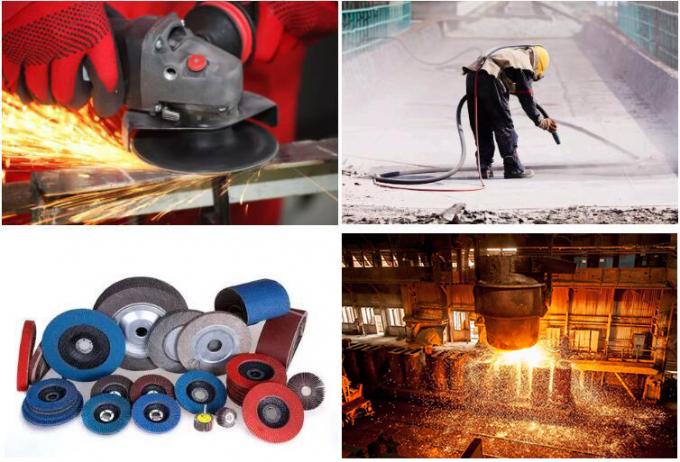 OEM Alta purezza 98,8 % Al2O3 Polvere per blasting media Alumina bianca fusa per l'industria refrattaria abrasiva 3