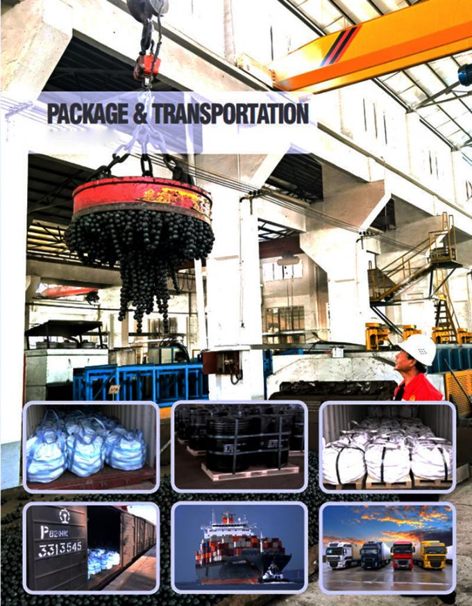 Prezzo di fabbrica 30mm 50mm 100mm Smalzare palle minerarie Forgiato palla d'acciaio per mulino a sfere 4