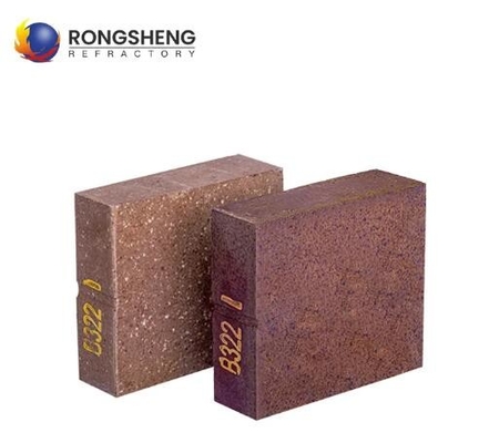 Magnesio di alta resistenza Ferro spinel mattoni di fuoco Magnesia-hercinite Refractory spinel mattoni per l'industria del cemento
