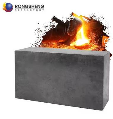 Granito di carbonio di alta purezza anti-corrosione alluminio magnesio mattoni di carbonio carbonio refrattari mattoni di carbonio per cucchiaia di acciaio
