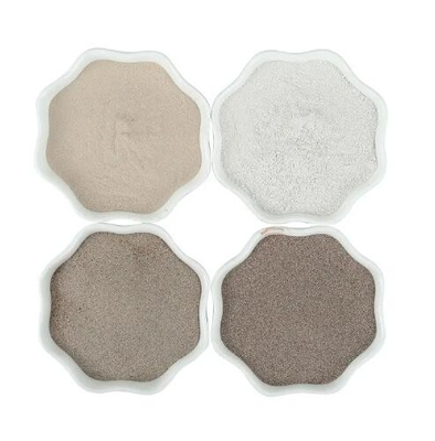 Alta purezza 65% 66% ZrO2 Materiale refrattaria Farina di zircone Peso di sabbia di zircone Per la colata di ceramiche