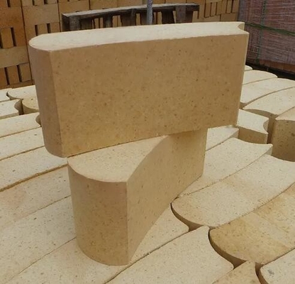 Resistenza alle alte temperature Alumina curva resistente al fuoco mattoni di argilla per forno e forno per pizza