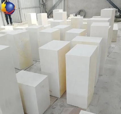 Materiale refrattaria fuso di alta qualità zirconia corindone mattoni azs blocco refrattaria elettrofusa