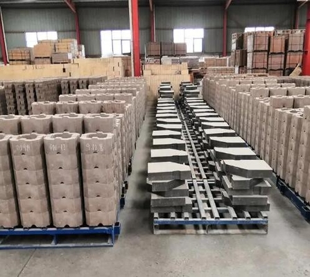 Magnesio di alta resistenza Ferro spinel mattoni di fuoco Magnesia-hercinite Refractory spinel mattoni per l'industria del cemento
