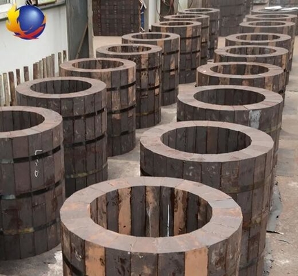 Magnesia rilegata fusa mattoni cromati ad alta temperatura fuoco mattoni sinterizzati di cromo-magnesite per forno di raffinazione