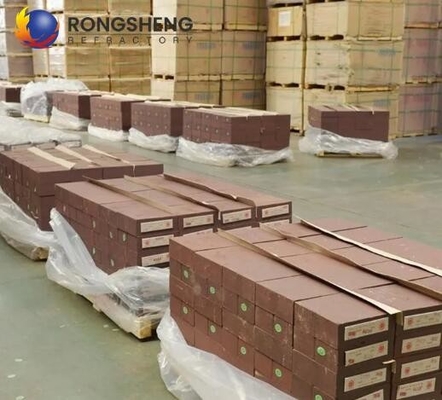 Magnesia rilegata fusa mattoni cromati ad alta temperatura fuoco mattoni sinterizzati di cromo-magnesite per forno di raffinazione
