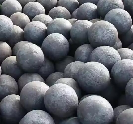 Crematura di alta cromo 20-180 mm sfera di media di macinazione forgiata per l'industria energetica del cemento minerario