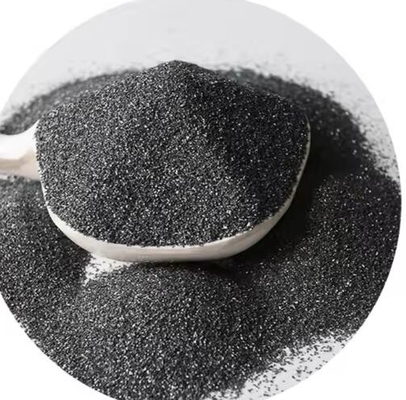 Carburo di silicio nero a alta temperatura refrattaria a sfera 98% SiC Carburo di silicio in polvere 200 Grit 400 Grit