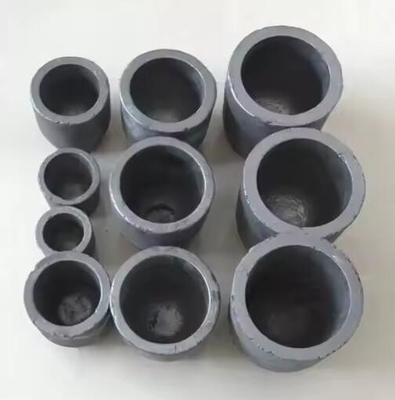 Forno di fusione per induzione Sic Saggar Carburo di silicio Grafite crogiolo per la fusione rame alluminio oro