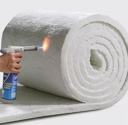 6-50 mm Coperta in fibra di Kaowool Isolamento resistente al calore 1430 Coperta in fibra ceramica per rivestimento del forno