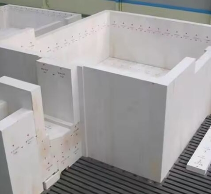 Prezzo di fabbrica Fuso Fuso Zirconia Corindone Bricks Azs Refractory Bricks For Glass Furnace