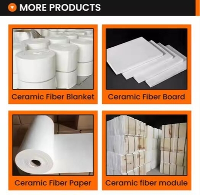Coperta in fibra ceramica di lana isolante ad alta temperatura 1260c 50mm 25mm spessa Coperta a chiodo in silicato di allumina