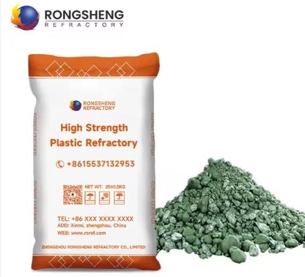 Materiale plastico refrattaria di alta alumina ceramica Mortaio zircone cromo corindone Materiale plastico refrattaria resistente all'usura per altiforni a caldo