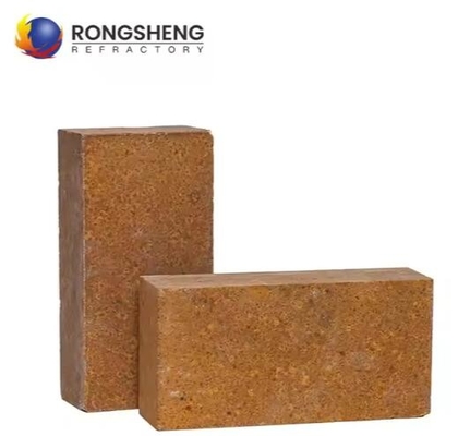 Resistenza alle alte temperature mattoni di magnesia Rongsheng mattoni di magnesio refrattari per cemento forno rotativo zona di sinterizzazione