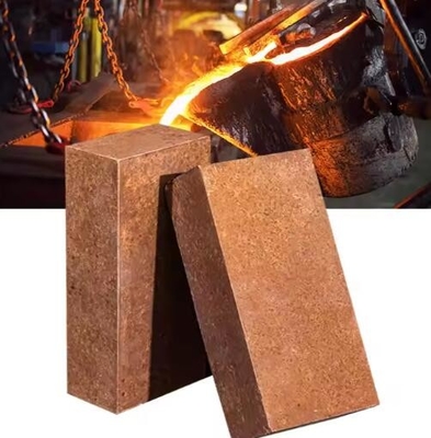 Resistenza alle alte temperature mattoni di magnesia Rongsheng mattoni di magnesio refrattari per cemento forno rotativo zona di sinterizzazione