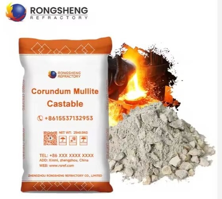 Castabili refrattari di cemento di bassa qualità resistenti all'usura per rivestimenti di forno ad alta temperatura