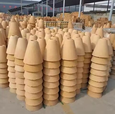 Ferro di acciaio Fonderia rotondo refrattaria mattoni funnel/maniglia/rotondo/quadrato di allumina Fireclay Runner mattoni Fusione ugelli mattoni