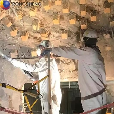 Fornace industriale mattoni a fuoco sospeso eccellente resistenza agli urti termici refrattari ad alta alumina mattoni di ancoraggio per stufe calda