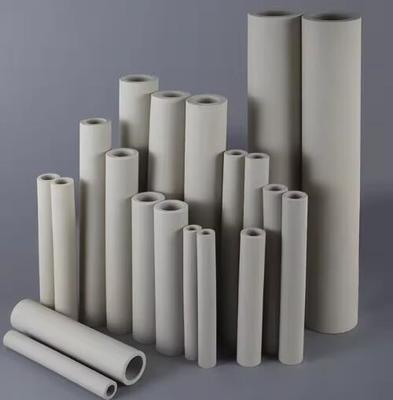 Tubo in ceramica mullite refrattaria ad alta temperatura, tubo di zirconia, tubo di SiC S3N4, tubi rivestiti di nitruro di silicio per altoforno