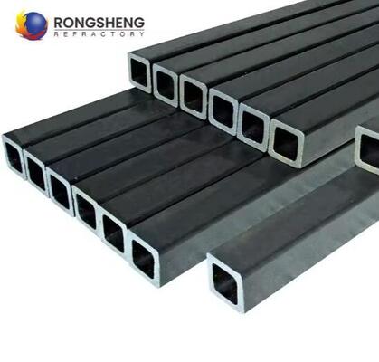 1800 °C Fascio di carburo di silicio refrattaria Sisic Sic Mobili di forno ceramici Customized Tubi legati al nitrito di silicio