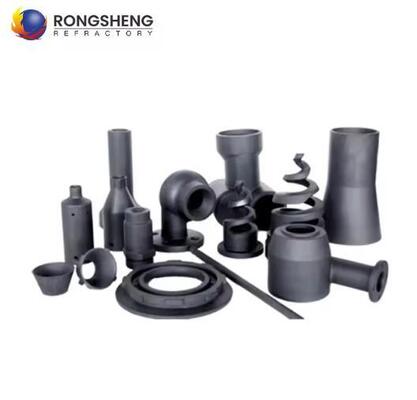Rongsheng SiSiC RBSiC SiC Nitride Bonded Silicon Carbide Nozzle Burner Refractory per forni industriali