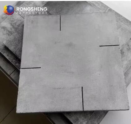 Piastre personalizzate in carburo di silicio rotonde quadrate SIC, SSSIC, RBSIC lastra mensola forno in carburo di silicio legato al nitruro per forno ceramico