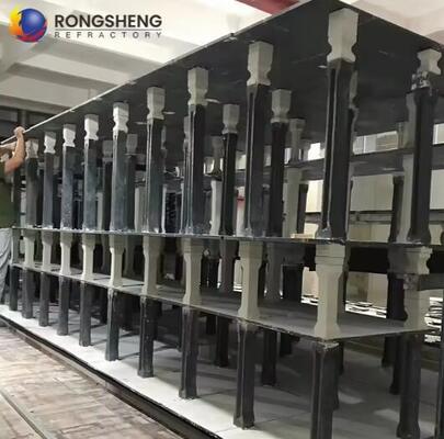 Piastre personalizzate in carburo di silicio rotonde quadrate SIC, SSSIC, RBSIC lastra mensola forno in carburo di silicio legato al nitruro per forno ceramico