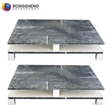 Piastre personalizzate in carburo di silicio rotonde quadrate SIC, SSSIC, RBSIC lastra mensola forno in carburo di silicio legato al nitruro per forno ceramico