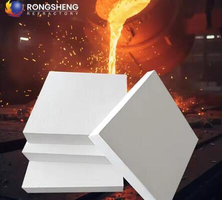 Pannello isolante in fibra ceramica in silicato di alluminio resistente al calore per rivestimento forni e forni 20mm 50mm 1260 1430 gradi