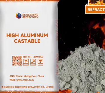 Fusione refrattaria ad alte prestazioni Alta allumina Basso cemento Forni industriali fusibili Monolitici Materiali di rivestimento refrattarie