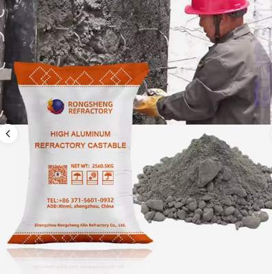 Fusione refrattaria ad alte prestazioni Alta allumina Basso cemento Forni industriali fusibili Monolitici Materiali di rivestimento refrattarie