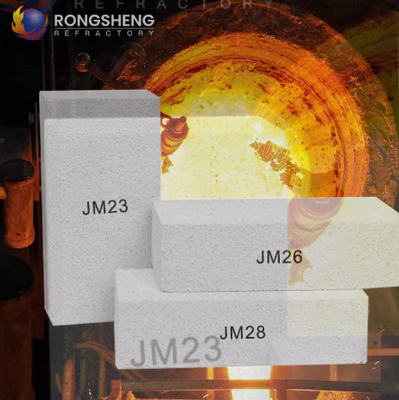 Mattoni refrattari refrattari d'isolamento della mullite resistente al calore leggera del mattone di Rongsheng Jm23 Jm26 Jm28 Jm30 per la fornace e la caldaia