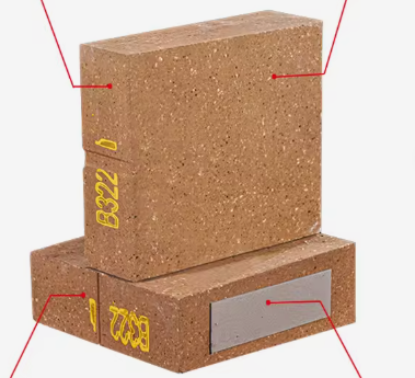 Rongsheng Refractory Magnesio Ferro Spinel Bricks Alta refrattaria 1800°C Magnesia Alumina Spinel Bricks Per Forno di cemento