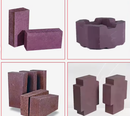 Mattone refrattario all'allumina-cromo resistente alla corrosione di Rongsheng, mattoni refrattari al corindone di cromo per l'industria del vetro
