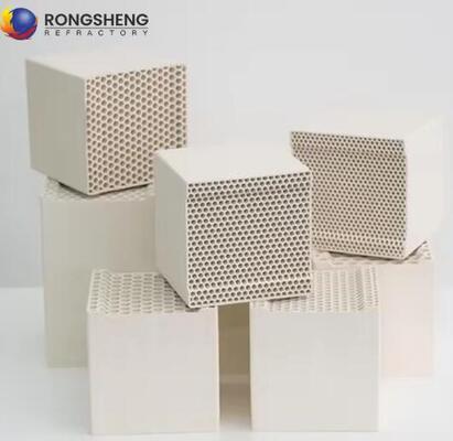 Rongsheng Refractory Honeycomb Ceramic Substrate Round Square Cordierite Alumina Ceramic Heat Exchangers per l'industria chimica